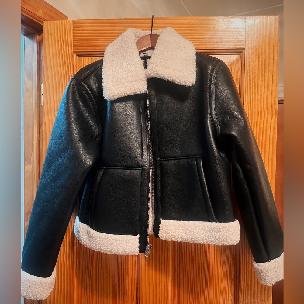 Abercrombie Faux Leather Jacket